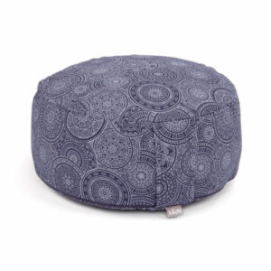 Bodhi Yoga Bodhi Maharaja Rondo meditációs párna Mandala (sötétkék) 32 x 20 cm Töltelék: Tönköly