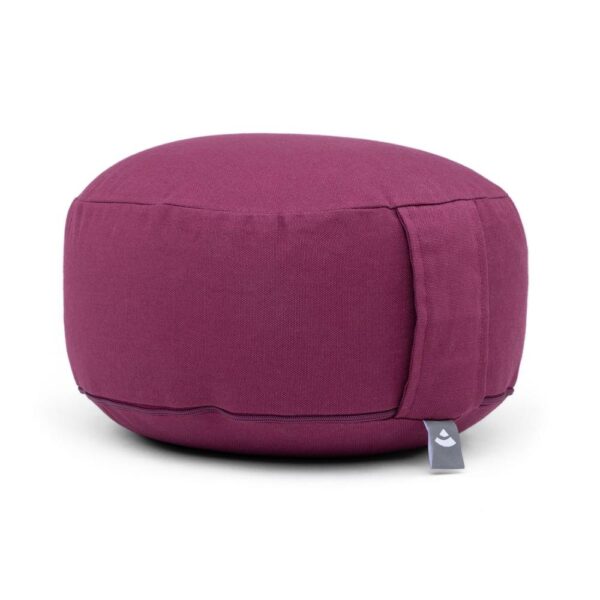 Bodhi Yoga Bodhi meditációs párna RONDO BASIC 30 x20 cm-es tönkölytöltéssel Szín: lila