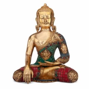 Bodhi Yoga Bodhi Buddha sárgaréz szobor 30 cm