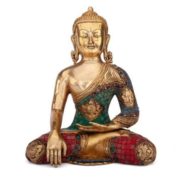 Bodhi Yoga Bodhi Buddha sárgaréz szobor 30 cm