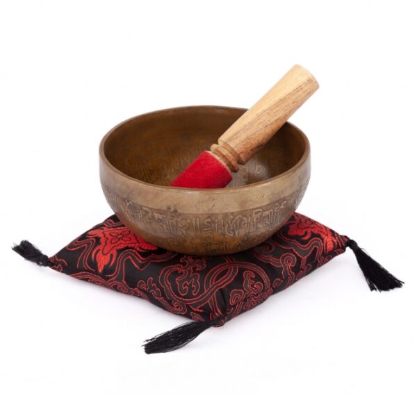 Bodhi Yoga Bodhi kézzel készített gravírozott tibeti hangtál 14 cm