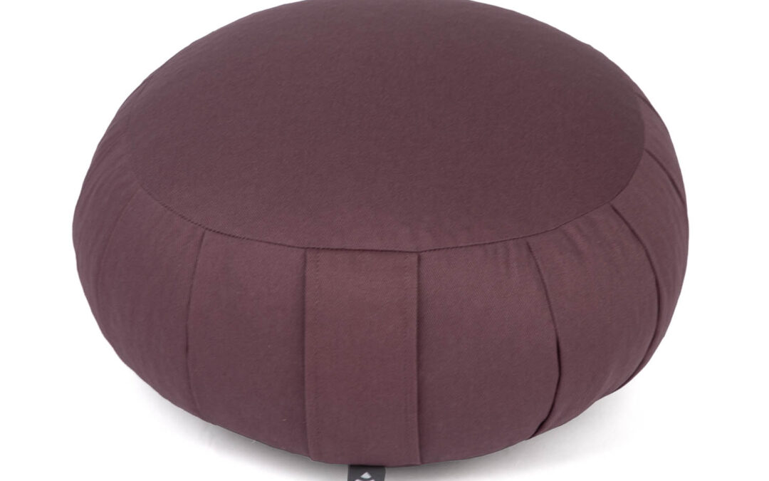 Bodhi Yoga Bodhi meditációs párna ZAFU ECO Basic tönköly töltelékkel 38,5 x 20,5 cm Szín: Dusty Purple