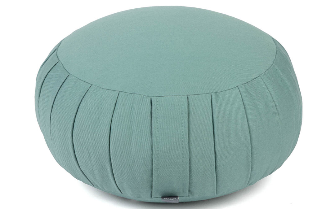 Bodhi Yoga Bodhi meditációs párna ZAFU ECO Basic tönköly töltelékkel 38,5 x 20,5 cm Szín: Mineral Blue
