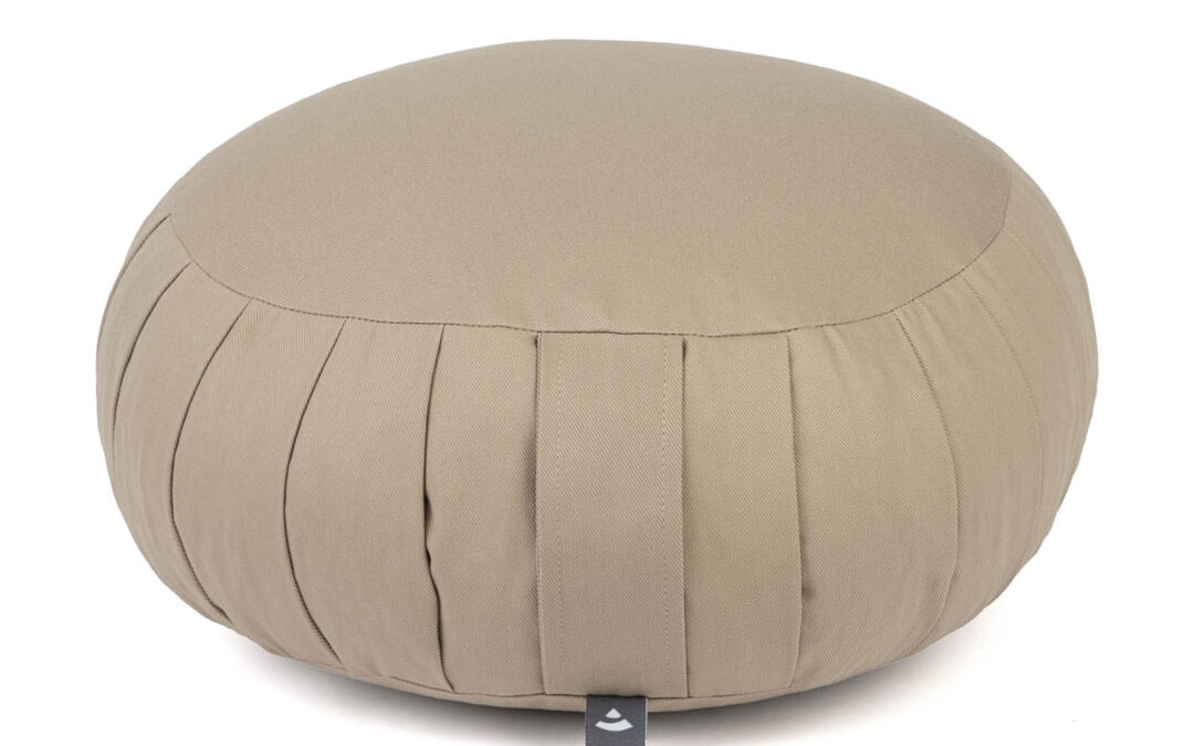Bodhi Yoga Bodhi meditációs párna ZAFU ECO Basic tönköly töltelékkel 38,5 x 20,5 cm Szín: Light Taupe