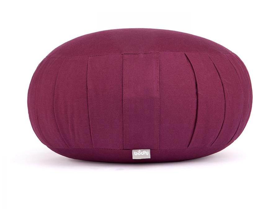 Bodhi Yoga Bodhi meditációs párna ZAFU ECO Basic tönköly töltelékkel 38,5 x 20,5 cm Szín: Padlizsán