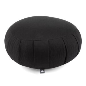 Bodhi Yoga Bodhi meditációs párna ZAFU ECO Basic tönköly töltelékkel 38,5 x 20,5 cm Szín: Fekete