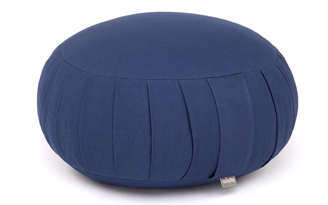 Bodhi Yoga Bodhi meditációs párna ZAFU ECO Basic tönköly töltelékkel 38,5 x 20,5 cm Szín: Dark Blue