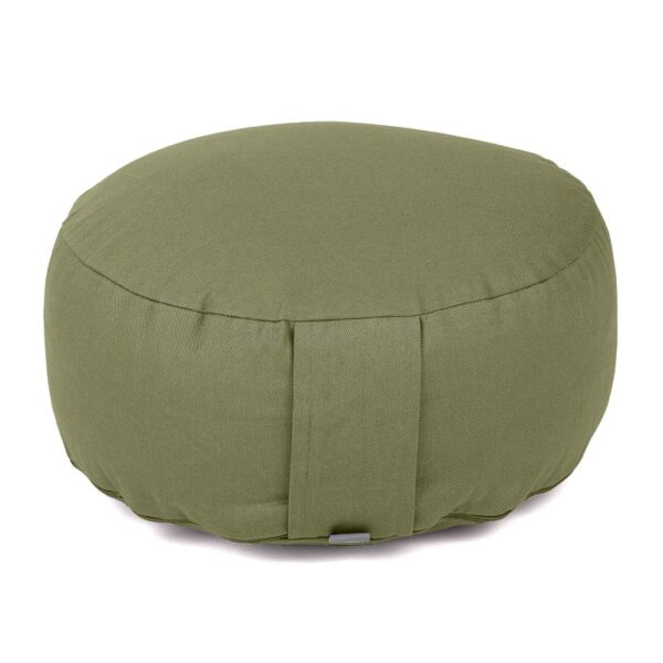 Bodhi Yoga Bodhi meditációs párna RONDO ECO 32 x 20 cm-es tönköly töltelékkel Szín: Terep zöld