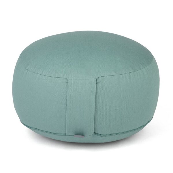 Bodhi Yoga Bodhi meditációs párna RONDO ECO 32 x 20 cm-es tönköly töltelékkel Szín: Kék/türkiz