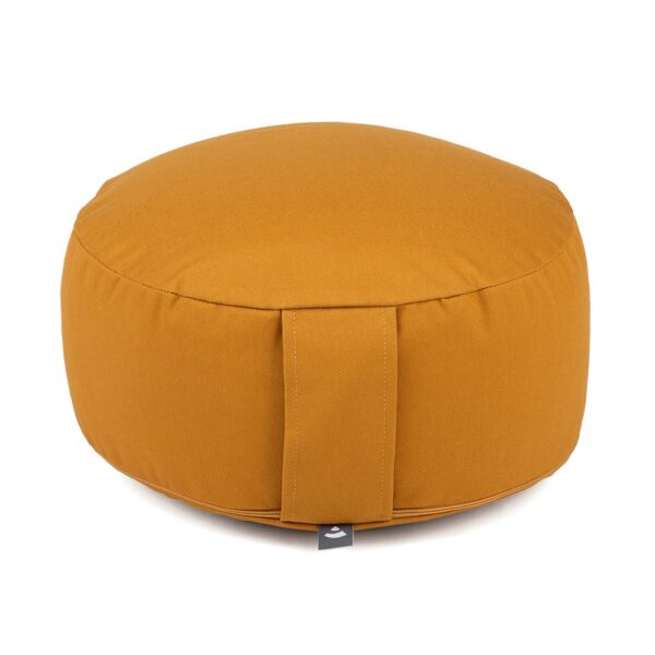 Bodhi Yoga Bodhi meditációs párna RONDO ECO 32 x 20 cm-es tönköly töltelékkel Szín: Sárga