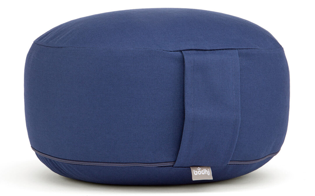 Bodhi Yoga Bodhi meditációs párna RONDO ECO 32 x 21,5 cm kapok töltelékkel Szín: Kék