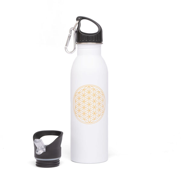 Bodhi Yoga Bodhi Bottle rozsdamentes acélüveg, szívószállal és mintávlal 700 ml 3 szín Szín: fehér