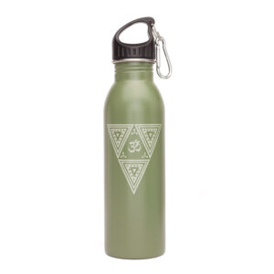 Bodhi Yoga Bodhi Bottle rozsdamentes acélüveg, szívószállal és mintávlal 700 ml 3 szín Szín: OM háromszög