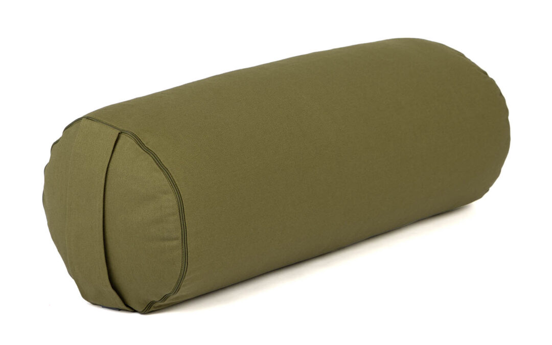 Bodhi Yoga Bolster jógahenger ECO tönköly 100% organikus pamut 65 x 22 cm Szín: Barna