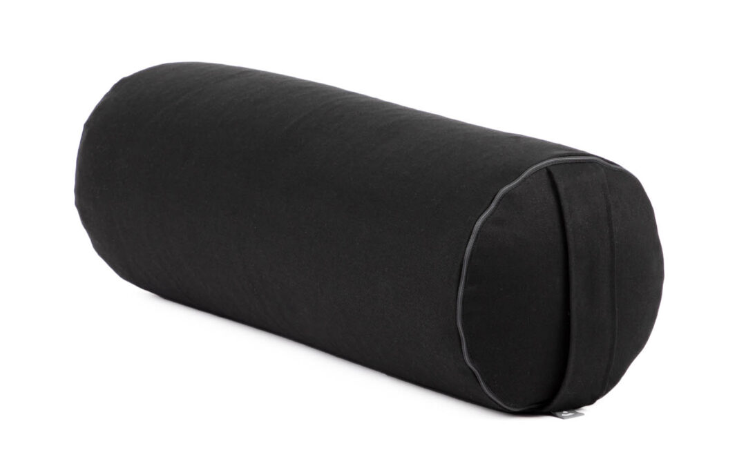 Bodhi Yoga Bolster jógahenger ECO kapok 100% bio pamut 65 x 22 cm Szín: Fekete