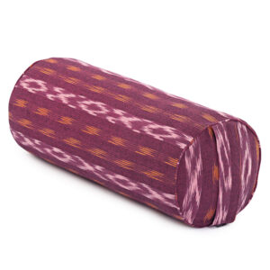 Bodhi Yoga Bodhi Bolster ETHNO kollekció, tönköly béléssel, 100% pamut 65 x 23 cm Szín: Bordó