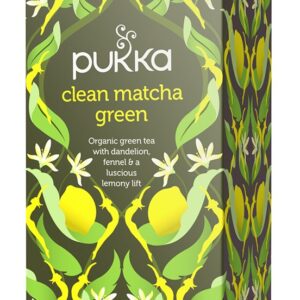 PUKKA Herbs ajurvédikus Bio tea -Clean Matcha Green 20 db teafilter
