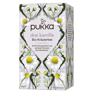 Pukka Herbs PUKKA gyógynövények ájurvédikus bio tea Three Chamomile 20 teafilter