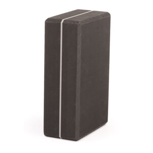 Bodhi Yoga Bodhi Asana tégla L hab jóga blokk 22,6 x 14 x 7,6 cm fekete