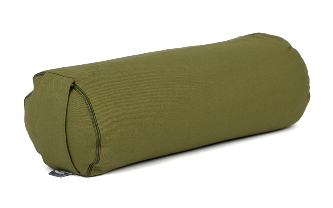 Bodhi Yoga MINI Bolster – Neckroll ECO 100% organikus pamut 38 x 14 cm Szín: Loden Green