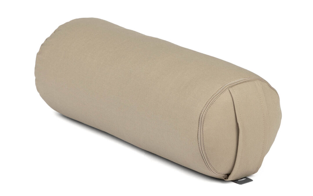 Bodhi Yoga MINI Bolster – Neckroll ECO 100% organikus pamut 38 x 14 cm Szín: Taupe