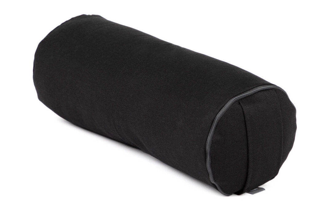 Bodhi Yoga MINI Bolster – Neckroll ECO 100% organikus pamut 38 x 14 cm Szín: Fekete
