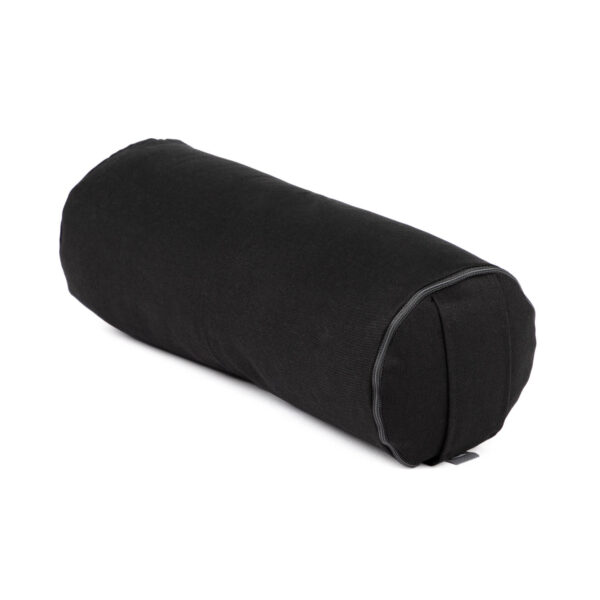 Bodhi Yoga MINI Bolster - Neckroll ECO 100% organikus pamut 38 x 14 cm Szín: Fekete