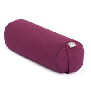 Bodhi Yoga MINI Bolster - Neckroll ECO 100% organikus pamut 38 x 14 cm Szín: Padlizsán