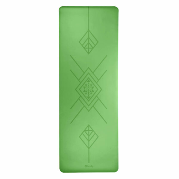 Bodhi Yoga Bodhi PHOENIX FLOWER jóga szőnyeg 185 x 66 cm x 4 mm Szín: Zöld