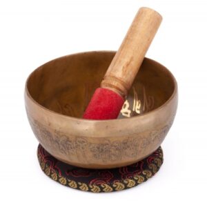 Bodhi Yoga Bodhi kézzel készített tibeti hangtál Buddha gravírozással 11 cm D
