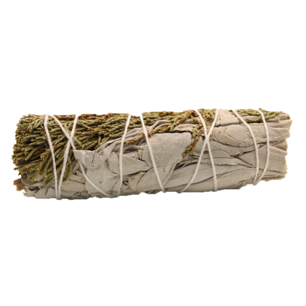 Ancient wisdom Füstölőköteg - fehér és fekete zsálya 10 cm