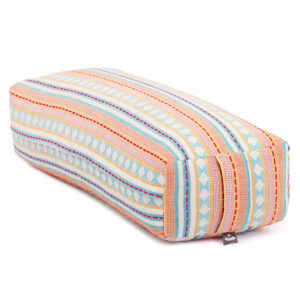 Bodhi Yoga Bodhi Salamba Bolster ETHNO jógához tönköly béléssel  100% pamut 64 x 25 cm Szín: Sárgabarck