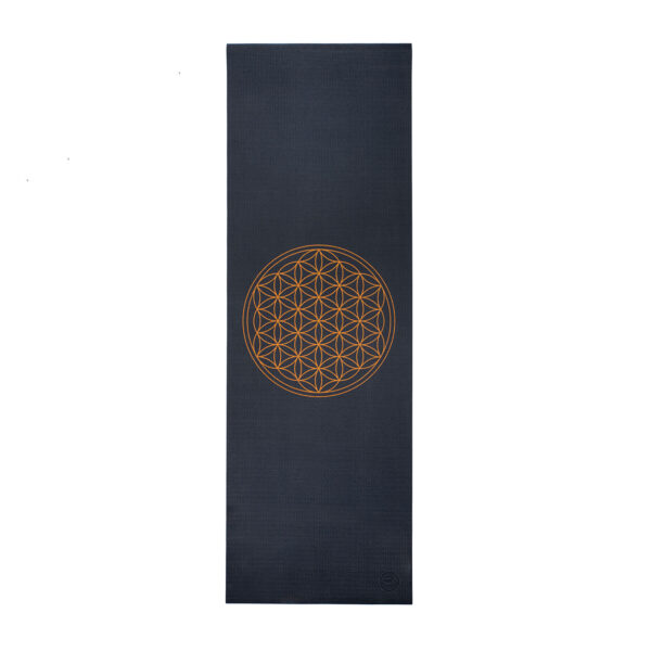 Bodhi Yoga Bodhi Leela jógaszőnyeg Az élet virága mintával antracit