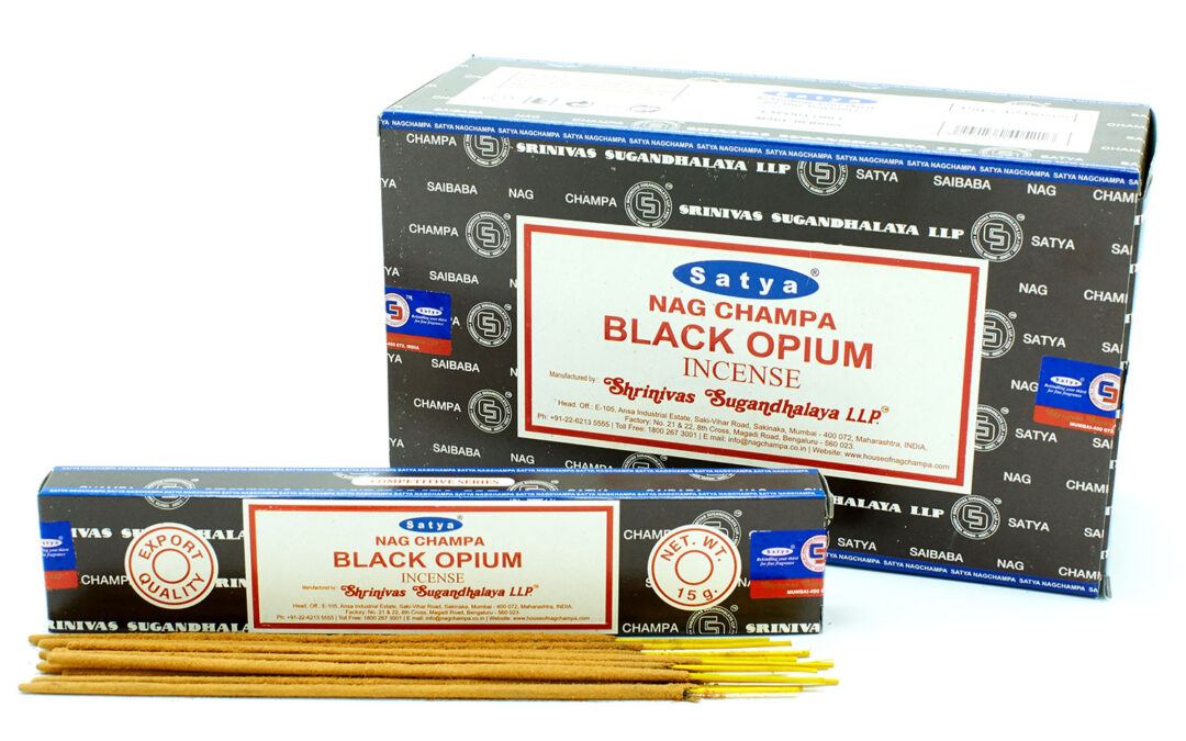 Ancient wisdom AWG Satya füstölő pálca Black Opium 15 g