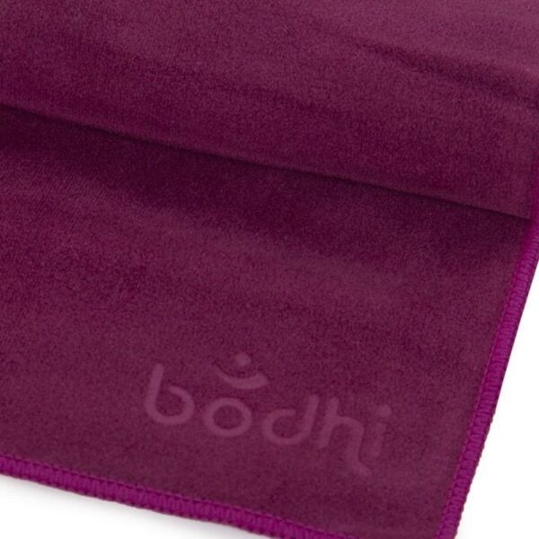 Bodhi Yoga Bodhi jóga törölköző kézre No Sweat 68 x 40 cm Szín: Padlizsán