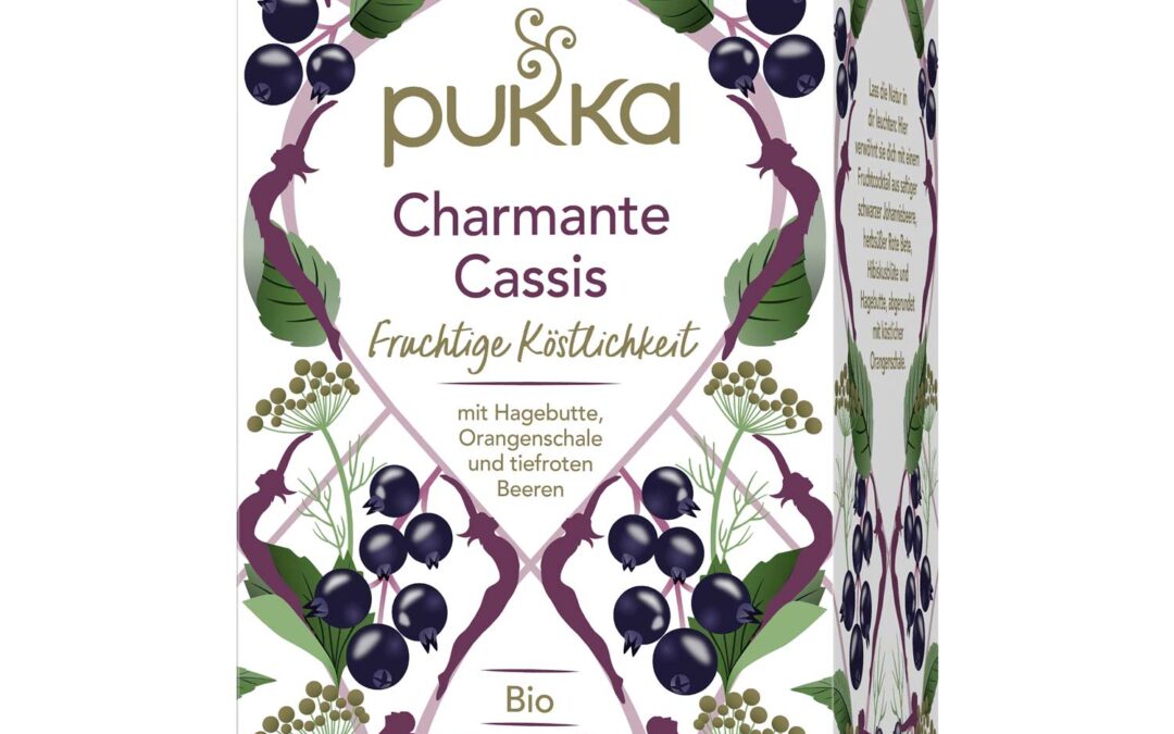 PUKKA Herbs Ayurvédikus BIO tea feketeribizli Beauty Charmante Organic 20 tasak