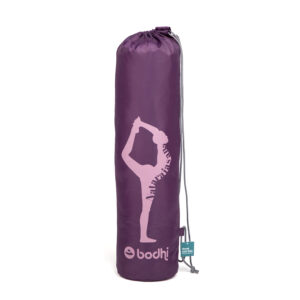 Bodhi Yoga Bodhi Easy Bag vízálló táska jógaszőnyegre70 x Ø 17 cm Szín: Padlizsán