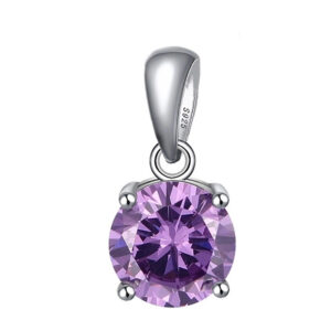 Tachyon Technologies Tachyon kerek Pendant Medál közepes - különböző színekben 1,3 cm Szín: lila