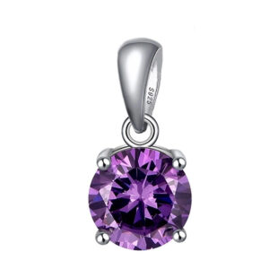 Tachyon Technologies Tachyon kerek Pendant Medál közepes - különböző színekben 1,3 cm Szín: Sötét ametiszt