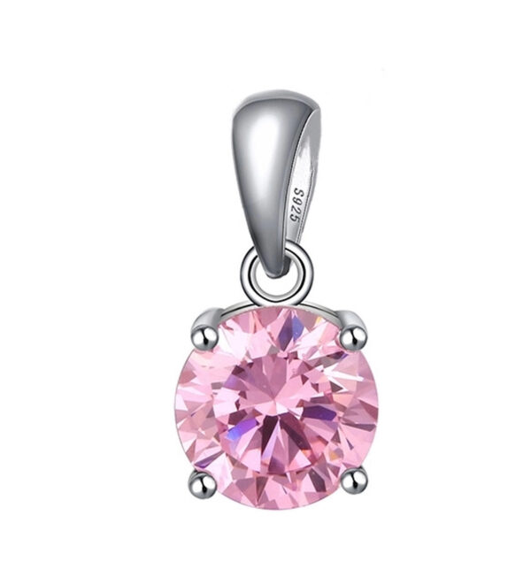 Tachyon Technologies Tachyon kerek Pendant Medál közepes - különböző színekben 1,3 cm Szín: Rózsaszín