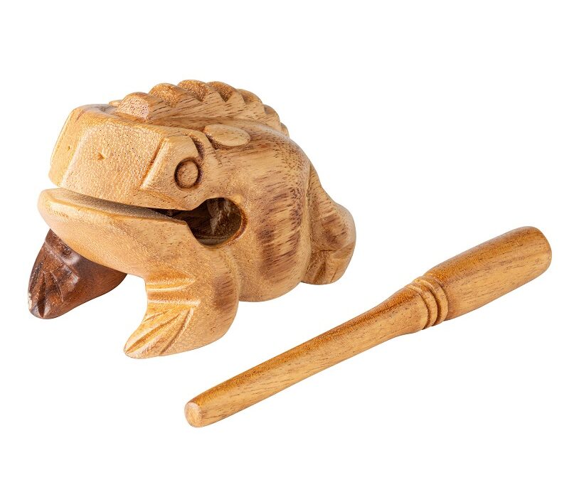 MEINL Sonic Energy Guiro ütőhangszer béka Szín: Natural (közepes)