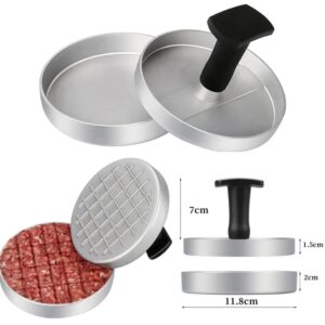 Alumínium Hamburger/húspogácsa készítő/ Burgonyaprés ~11,8 cm