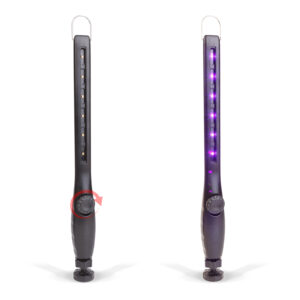 Sterilizáló UV lámpa - USB - 6 UV LED - 2000 mAh - 378 x 34 mm
