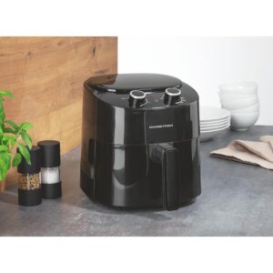 GOURMETMAXX Forrólevegős fritőz/ Airfryer mechanikus fekete 4,5L 1450W