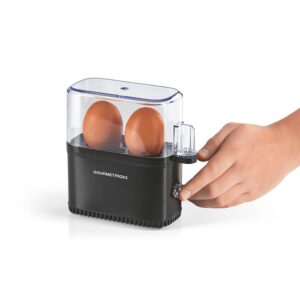 GOURMETMAXX Tojásfőző 2db-os fekete 250W