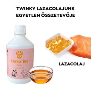Twinky hidegen sajtolt lazacolaj (szuper prémium minőség) - 500 ml