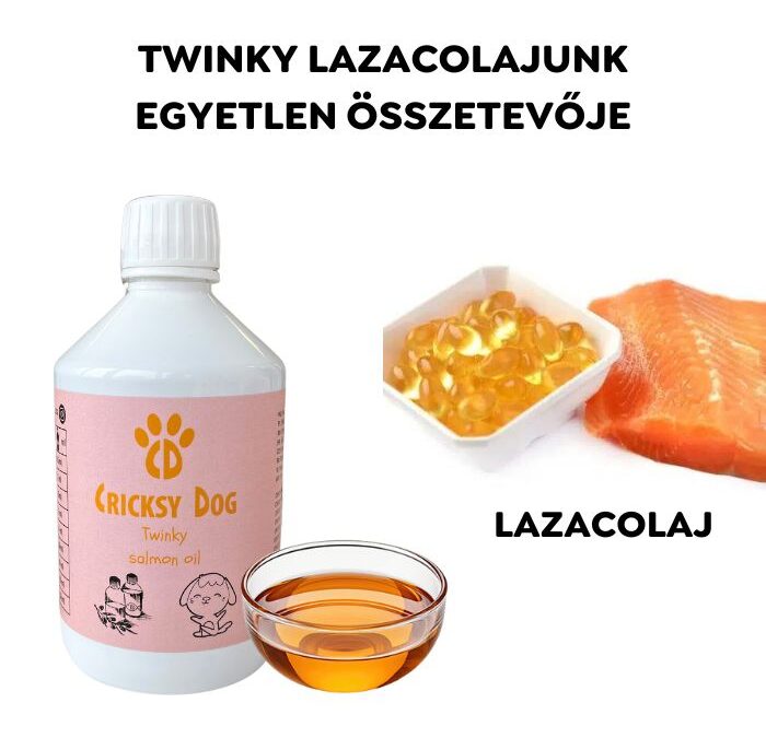 Twinky hidegen sajtolt lazacolaj (szuper prémium minőség) – 500 ml