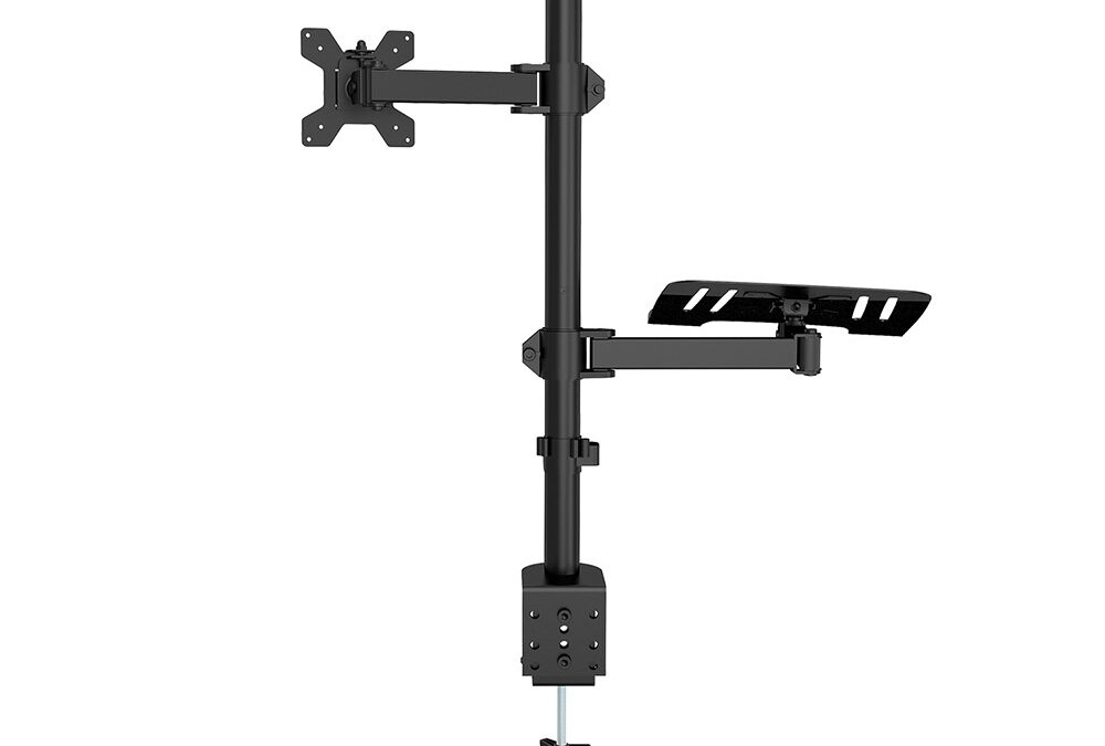 Asztali monitor és laptoptartó állvány