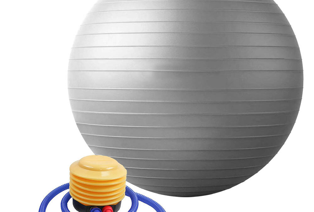 Fitnesz labda, 75 cm, pumpával
