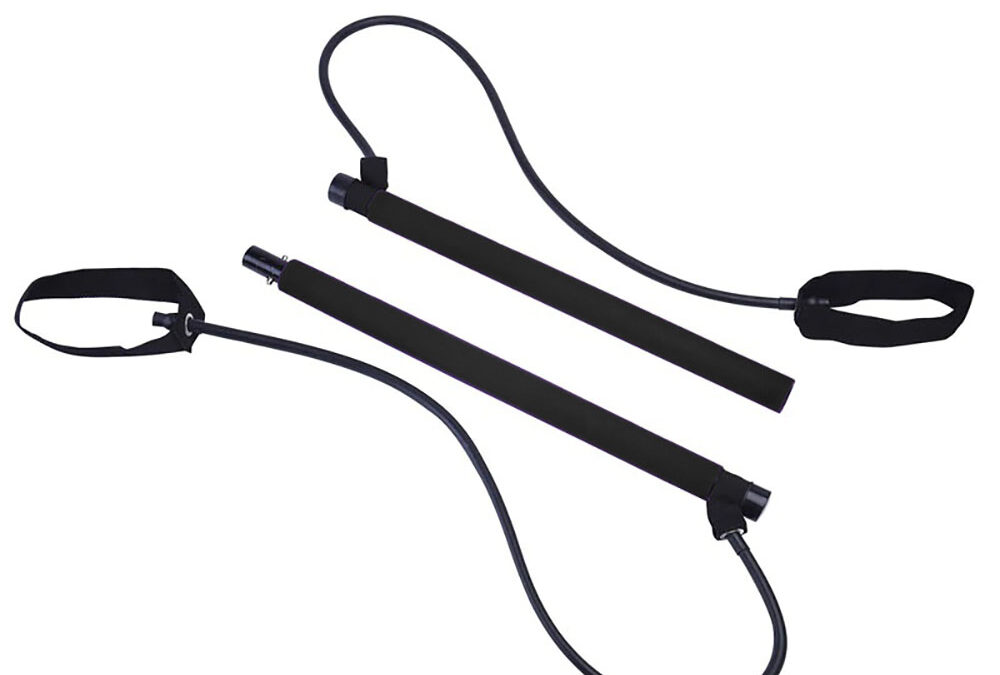 Fitnesz rúd gumiszalaggal
